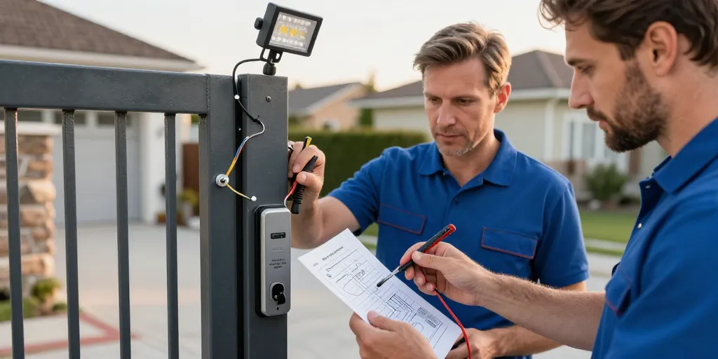serrure electrique pour portail