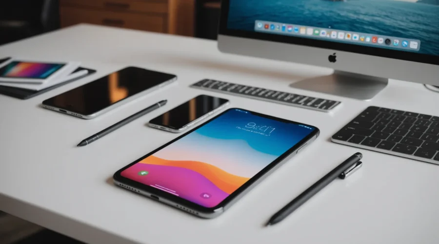 covering iPhone